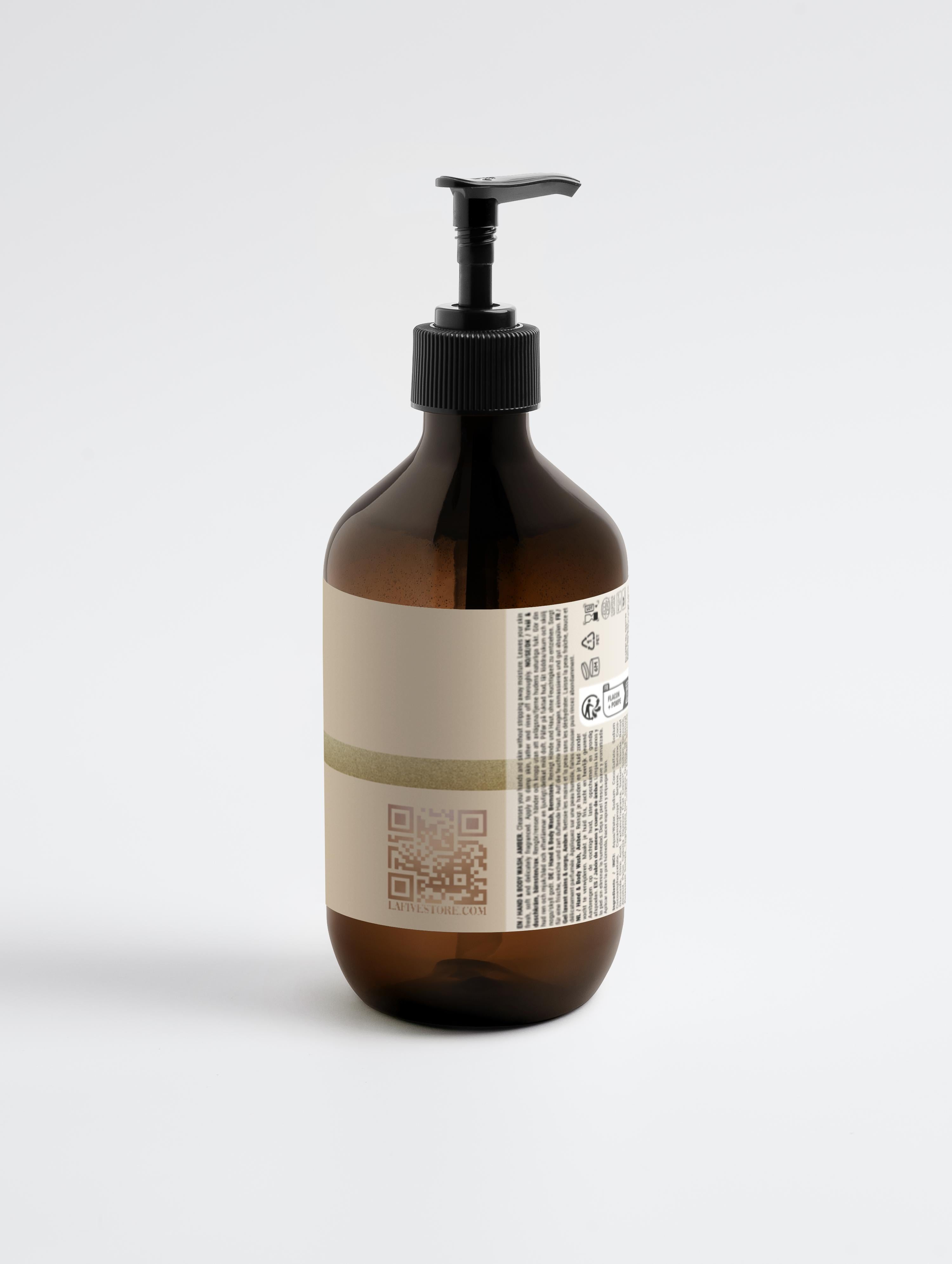 Hand & Body Wash, Patchouli & Amber Vanilla